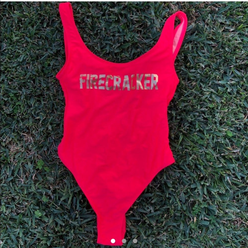 hot pink one piece swimsuit